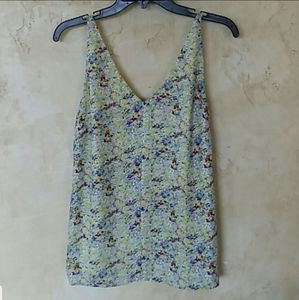 CAbi XS Floral Tank Top